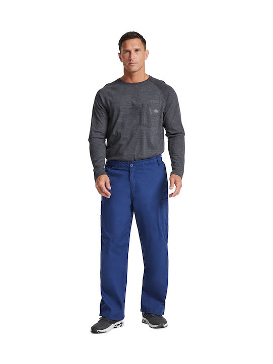 Dickies Signature Ανδρικό Παντελόνι Τζιν Cargo Loose Fit Straight Navy