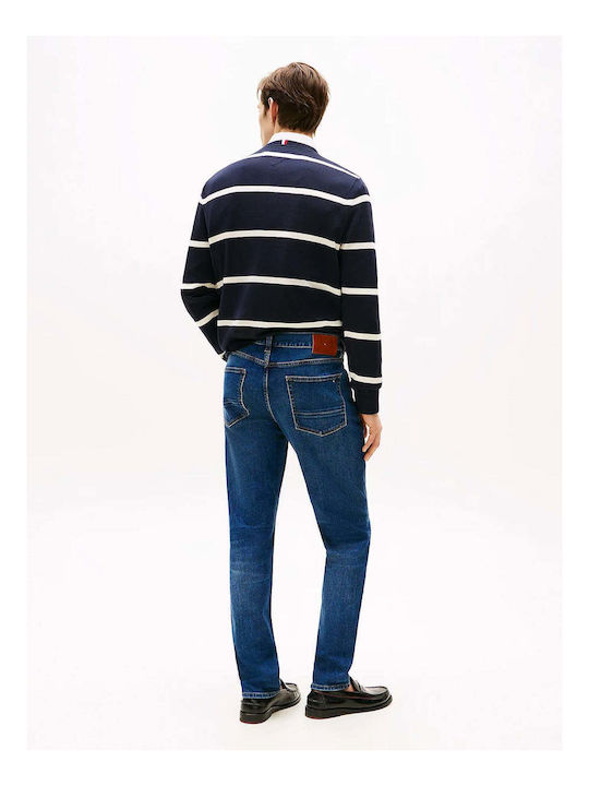 Men's Jeans Pants with Relaxed Tapered Fit Royal Blue
