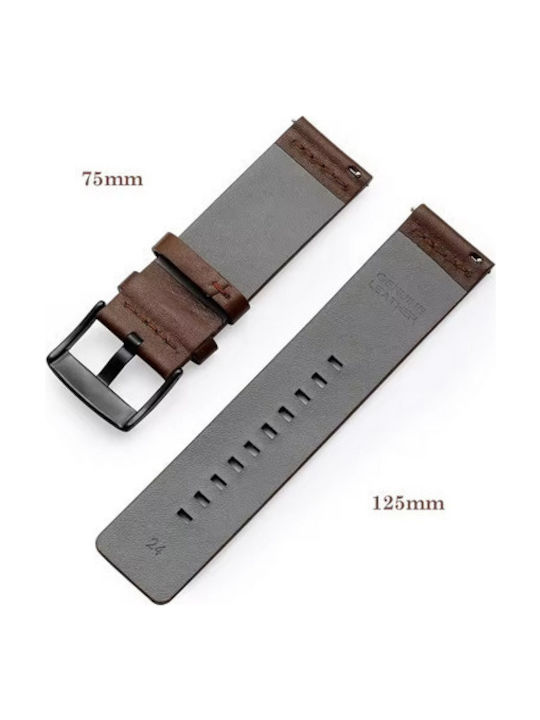 Leather Strap Brown 20mm