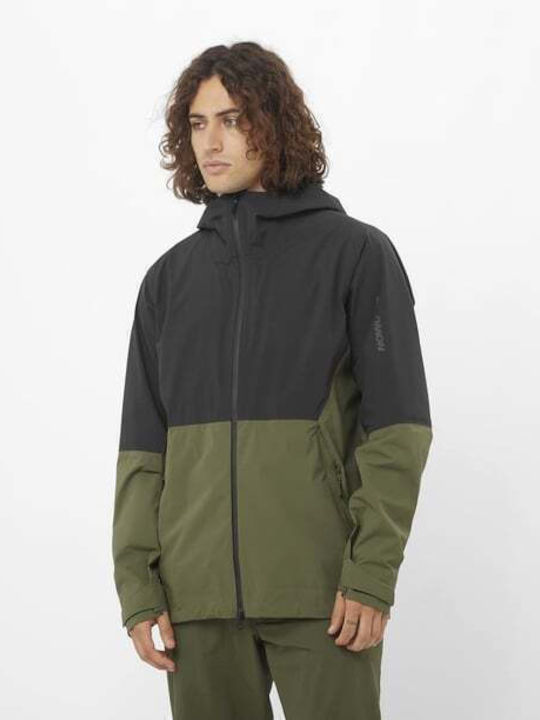 Jacke Wasserdicht Black