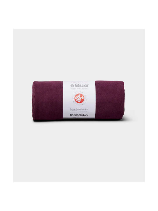 Manduka Πετσέτα Στρώματος Equa Yoga Towel Acai 183 X 67 Cm 400 G