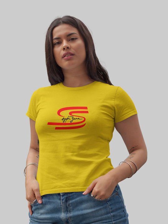 Senna W T-shirt Gold