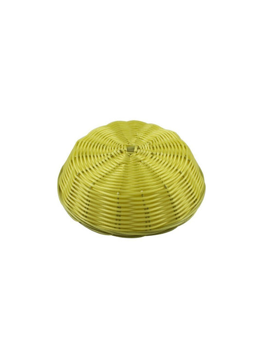 Azhome Bread Basket made of Rattan Beige 18x18x18cm