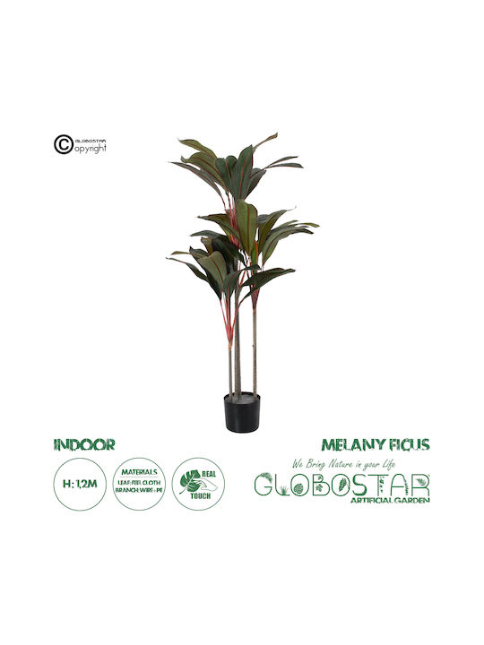 Изкуствено дърво за външно пространство Ficus Lyrata Green 120см 5бр GloboStar