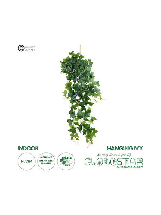 Изкуствен декоративен клон Ivy Green 130см GloboStar