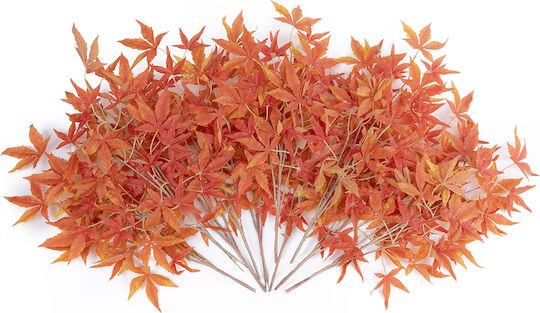 Ramură Decorativă Artificială Arțar Orange 60cm GloboStar