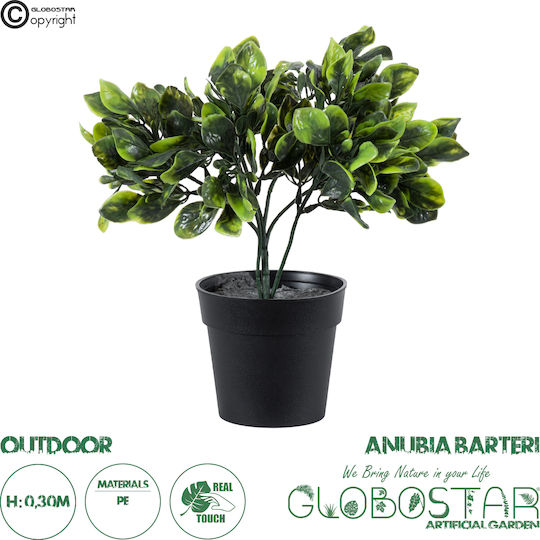 Τεχνητό Φυτό σε Γλαστράκι 30cm 40τμχ GloboStar