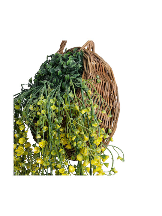 Hängende künstliche dekorative Pflanze Weide 4 Goldglocken Garten von Globostar 20632