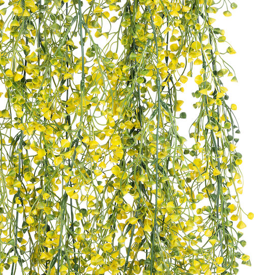Globostar Artificial Garden Golden Bell Willow 4 Hanging Plant 20632 Κρεμαστό Τεχνητό Διακοσμητικό Φυτό Ιτίας Y110cm