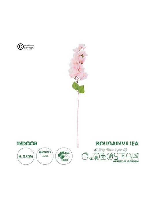 Künstliche Rosa Blume 80cm in Box GloboStar