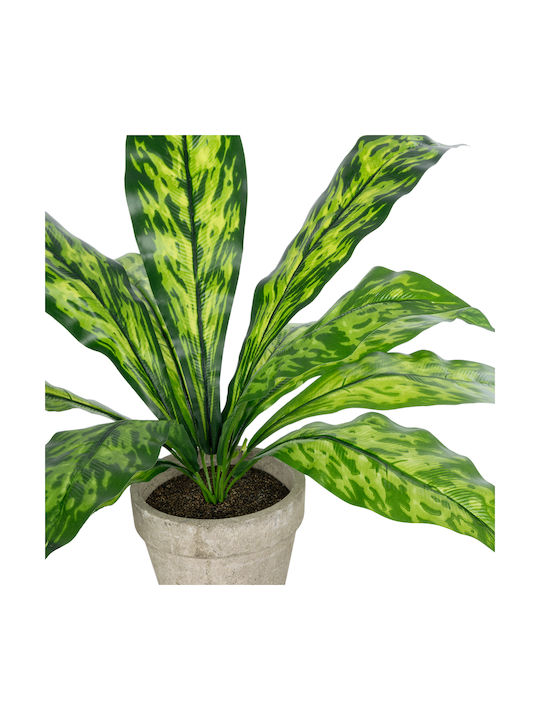 Globostar Artificial Garden Spathiphyllum Potted Plant Decorative Plant Spathiphyllum F40 X H33cm GloboStar