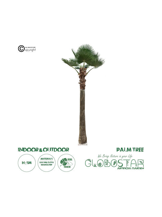 Planta artificială de grădină Globostar Palmier 21056 Palmier decorativ H240 x H500cm