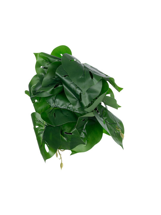 Globostar Artificial Garden Monstera Plant 20945 Decorative Monstera Plant Φ40 X H33cm