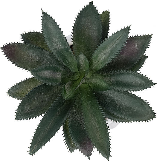 Globostar Künstliche Garten Sukkulente Aloe Topfpflanze 20983 Dekorative Aloe Pflanze H9 X H12cm