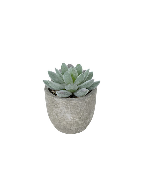 Globostar Artificial Garden Succulent Sedeveria Potted Plant 21016 Decorative Plant Sedeveria Φ7 X H8cm