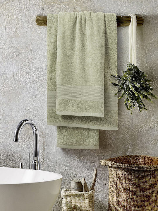 Nima Facecloth Oasis 50x90cm Olive Green Weight 480gr/m²