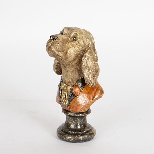 Table Decorative Dog Brown-Gold 10x10x19.5cm 12940 752-11592