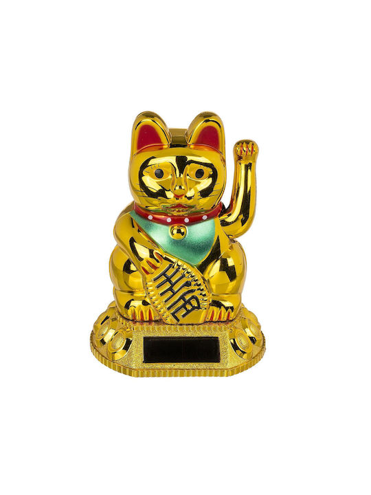 Out of the Blue Dekorative Katze aus Kunststoff Maneki Neko in Goldene 5,5x5,5x8,5cm