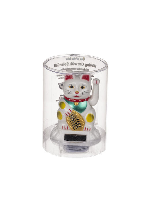 Out of the Blue Dekorative Katze aus Kunststoff Maneki Neko in Goldene 5,5x5,5x8,5cm