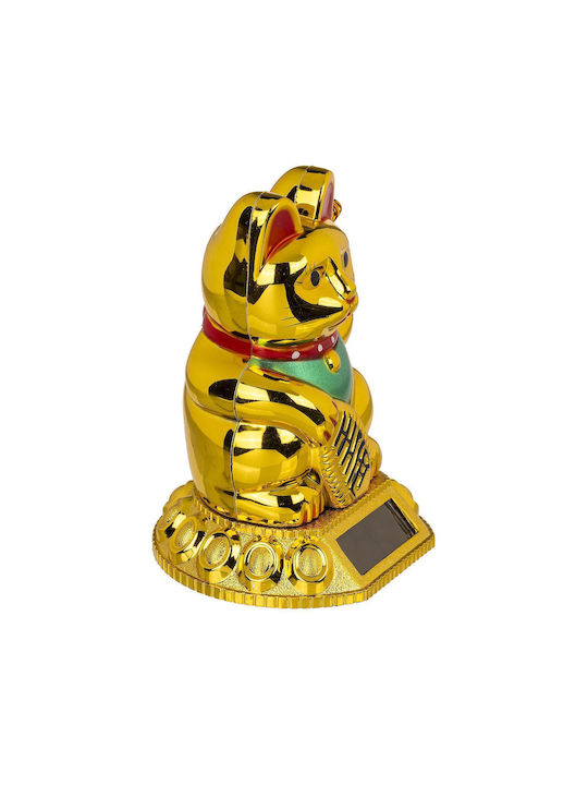 Out of the Blue Dekorative Katze aus Kunststoff Maneki Neko in Goldene 5,5x5,5x8,5cm