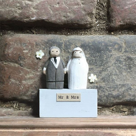 Synchronia Decorative Wooden Figure 5x4x2cm