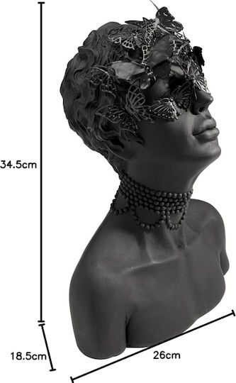 Kare Design Dekorativ Statuette aus Keramik 26x18.5x34.5cm 1Stück