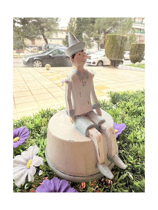 JK Home Decoration Διακοσμητικό Αγαλματίδιο από Πλαστικό 15cm