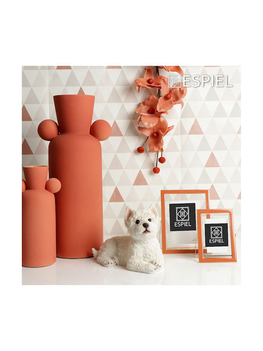 Espiel Decorative Dog Polyresin Maltese 27.5x15.3x20cm 1pcs