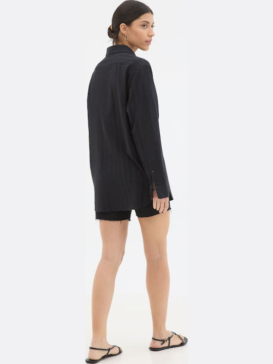 Women's Long Sleeve Shirt Black