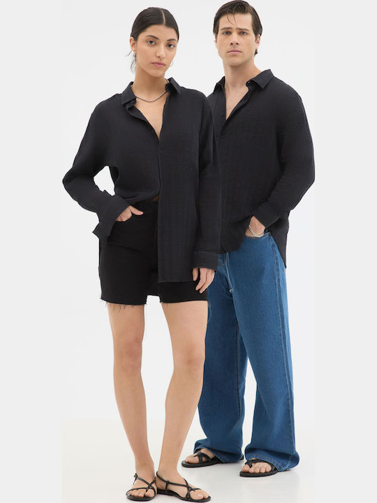 Women's Long Sleeve Shirt Black