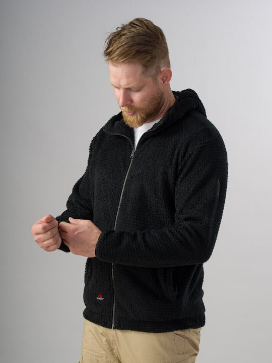 Teddy Polartec Alpha Ανδρική Ζακέτα Black
