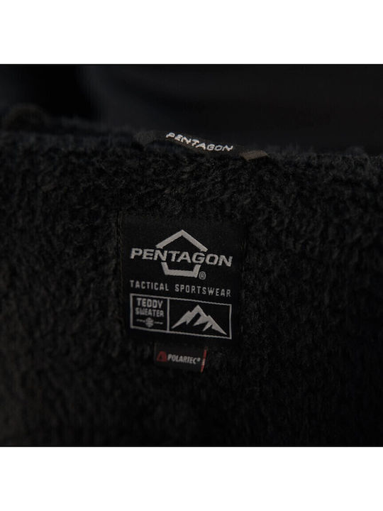 Teddy Polartec Alpha Ανδρική Ζακέτα Black