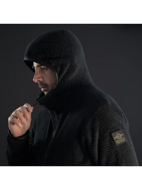 Teddy Polartec Alpha Ανδρική Ζακέτα Black
