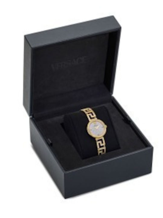 Versace Greca Goddess Damen Uhr mit Gold Metallarmband
