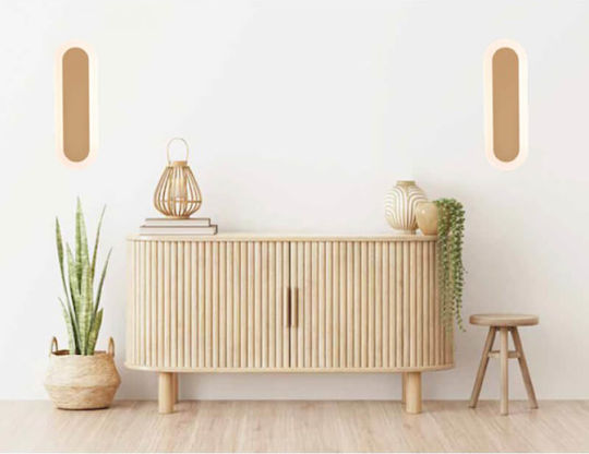 ArkoLight Modern Lamp Wall Gold 30x10cm