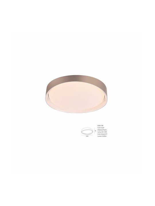 Sun Light Ceiling Mount Light 50cm Gray with Integrated LED