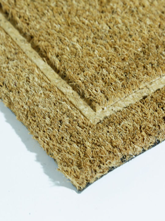 San Lorentzo Coconut Fiber with Non-Slip Underside Doormat Brown 40x60cm