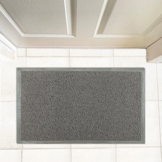 San Lorentzo Covor de Intrare Mochetă cu Suport Antiderapant Spider Gri 40x60buc