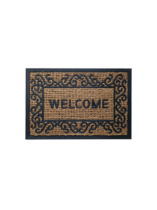 TnS Entrance Mat made of Coir with Anti-slip Backing 40x60cm