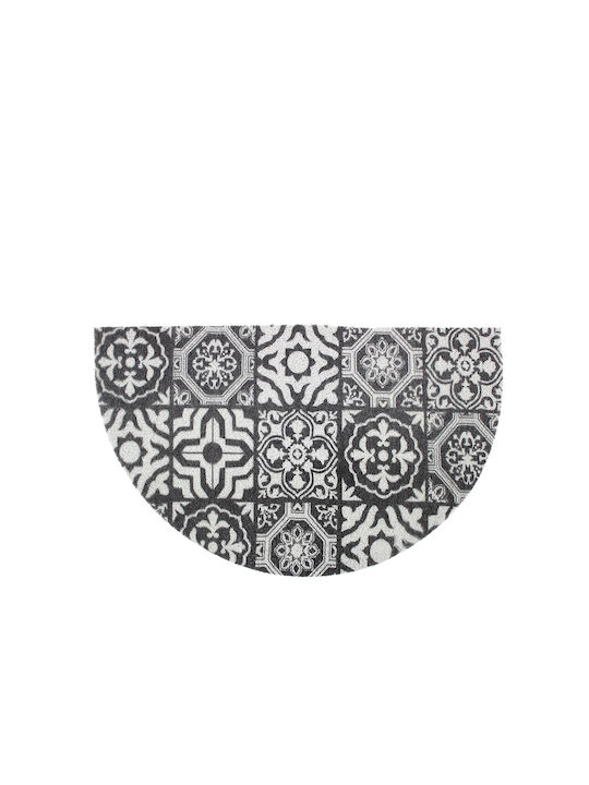 Douceur d'Intérieur Entrance Mat Anti-slip L-c Lisbonne Gray 45x75cm
