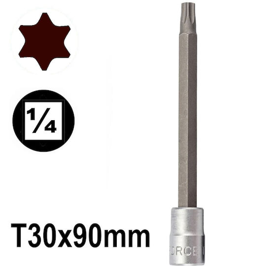 Cheie tubulară 1/4" Torx T30 X 90mm Airbaguri Vw Audi Force 3269030
