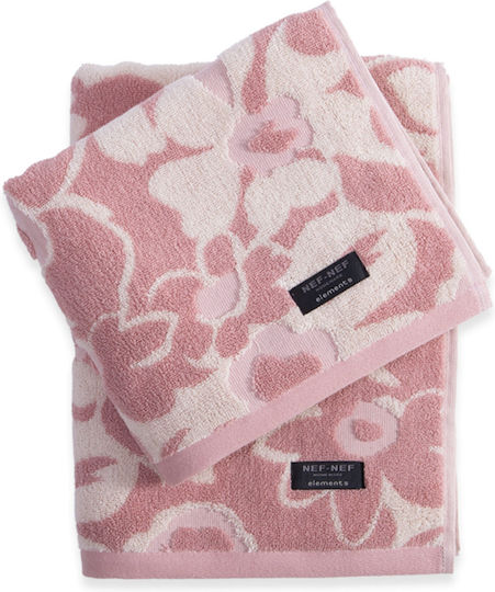 Nef-Nef Homeware Σώματος Elements-blossen 70x140εκ. Mauve Βάρους 550gr/m² Nef-Nef Homeware Σώματος Elements-blossen 70x140εκ. Mauve Βάρους 550gr/m²