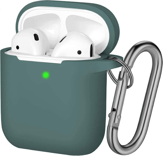 Suport cu cârlig în culoarea Verde pentru Apple AirPods 1 / AirPods 2