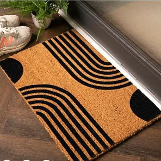 Etoile Doormat from Coconut Tree Beige 43x73cm PODE-008-110 Beige