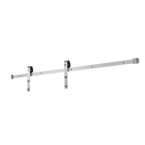 Vevor Sliding Mechanism For Wooden Sliding Door 182.88cm Silver