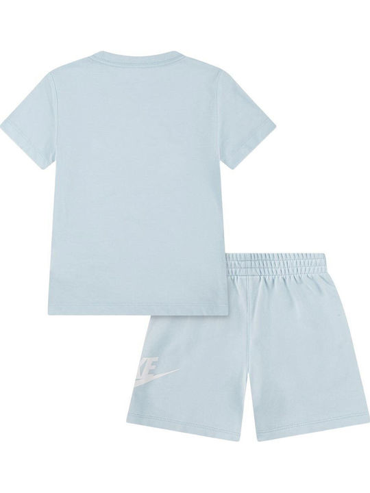 Nike Kids Set with Light Blue Shorts 2 Pieces