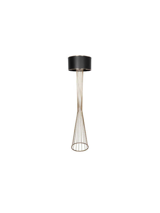 GloboStar Nova Floor Lamp H155xW38cm. with Socket for Bulb E27 Gold