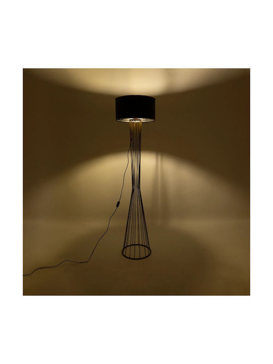 GloboStar Nova Floor Lamp H155xW38cm. with Socket for Bulb E27 Gold
