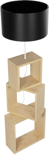 GloboStar Lumo Floor Lamp H155xW37cm. with Socket for Bulb E27 Beige