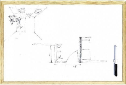 Describo Hanging Dry Erase Board 60x90cm